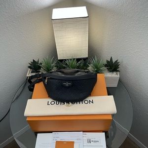 Louis Vuitton Black Monogram Empreinte Bumbag